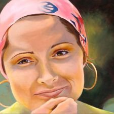 Norma Jackson, acrylic painting, painting workshop, Quadra Island , Duncan, BC, creative journey