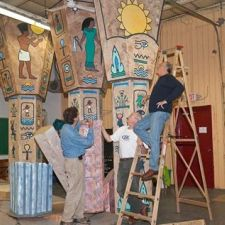 pantomime, Egyptian, Cleopatra in de Nile, Courtenay Little Theatre