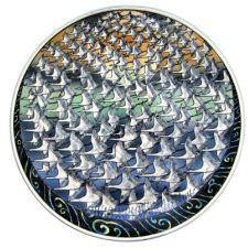 porcelain, sculptural, hand painted enamels, Japanese traditions 