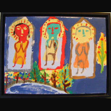encaustic, painting, Mia Tremblay