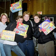Cranium, winners, celebration, fun, games, prizes