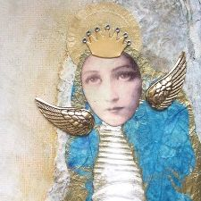 angel, collage, art, christmas, port alberni, craft, fair, magic, cottage