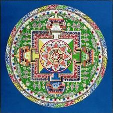 mandala, art, monks, Asian