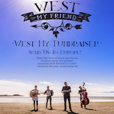 Music, fundraiser, west my friend, indie, folk, guitar, mandolin, accordion, bass, bake sale, silent auction, concert
