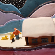 ted harrison, gingerbread, gingerbread house