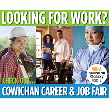job fair, career fair, work, hiring, employment, duncan, ladysmith, chemainus, lake cowichan, crofton, mill bay, maple bay, shawnigan lake, cobble hill, cowichan bay, cowichan, career, careers, jobs, job, workbc