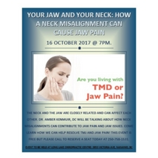 TMJ, jaw, dentist, chiropractic, neck, 