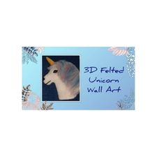 Felted Unicorn, Arts, Crafts, Workshop, LostArtsClub, Nanaimo, Felting, Home, Decoration