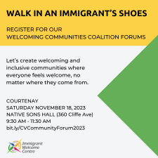 Comox Valley, Courtenay, Community, Immigration, Newcomers