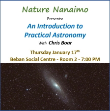 Nature Nanaimo, astronomy, meeting