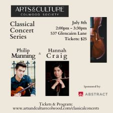 music, violin, cello, classical, Colwood, concert, Manning, Craig