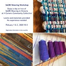 Saori, weaving, learn to weave, makers, handmade