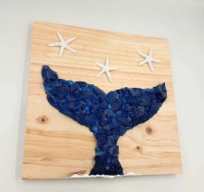 Seaglass, Lost Arts Club, Crafts, West Coast, Whale, Art