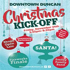 Christmas, 2017, Downtown Duncan, Duncan, Community, Fireworks