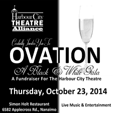 gala, theatre, fundraiser, ovation, music, entertainment, Nanaimo, Simon Holt