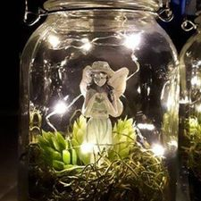Solar Fairy Jar, Arts, Crafts, Workshop, LostArtsClub, Nanaimo, Home, Decoration