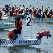 dragon boat,seniors,water sport,summer fun