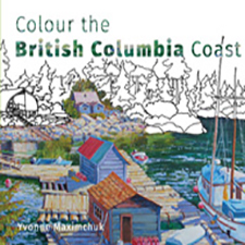 colouring book, adult colouring book, yvonne maximchuk, bc book, bc artist