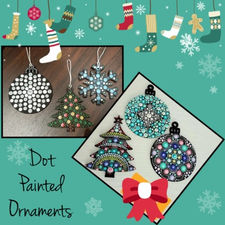 mandala, dot painting, painting, Arts, Crafts, Workshop, LostArtsClub, Nanaimo, Home, Decoration, holiday, christmas