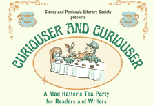 Books, tea, bonnets, readings, author, writer, afternoon, literary