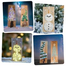 arts, crafts, seaglass-art, christmas-decor, snowman, driftwood, holiday-diy, lostartsclub