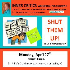 life coaching, workshop, personal development workshop, art workshop, creative workshop, visual life coaching, inner critic workshop, 