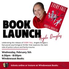 Angela Douglas, Book Launch, After Fall, Local Author