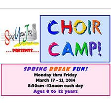spring break, camp, choir