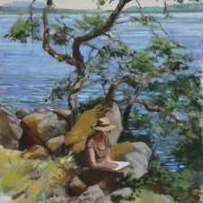 plein air,  painting, outdoors, ladysmith, art workshops, art classes