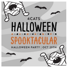 4Cats, halloween, art, kids, family 