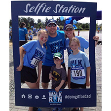 chip timed run, running, race walk, walk, family, father's day
