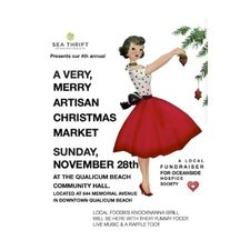 Christmas, market, artisans, shopping, festive, fundraiser, hospice, Qualicum, music, tarot 