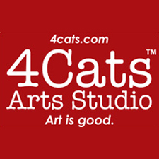 4Cats, art, kids, classes, workshops, events, painting, clay