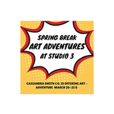 Studio 3, Kids art classes, Cassandra Smith Co., Spring break activities