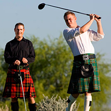 golf, Scottish, Scotland, charity, kilt, prizes
