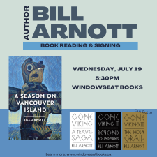 Bill Arnott, local, books, author, essays, travel, history