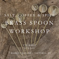 spoons, workshop, silversmithing, courses, lessons, art, art classes, handmade, gift idea, holiday 