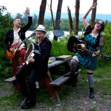 Carolyn Mark, Geoff Berner and Kris Demeanor