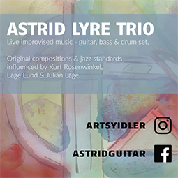 music, jazz, quartet, astrid, guitar, saxophone, bass, drums, live, gabriola, roxy