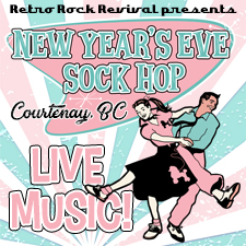 New Year's Eve, Sock Hop,1950's, Retro Rock Revival, Courtenay