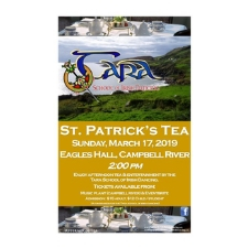 St. Patrick's, afternoon tea, Irish Dance, Irish Music, family
