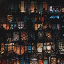 Community, fair, african culture, arab culture, north africa, lanterns 