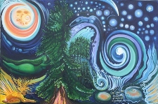 oil on canvas, Nanaimo Art Gallery