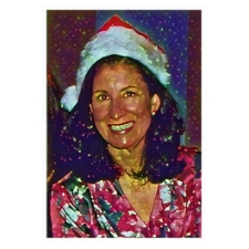  comedienne, comedian, comic, host, comedy show, santa hat, hilarious