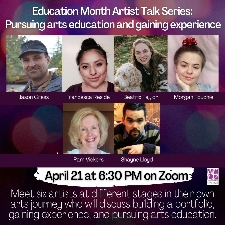 free, free event, artist talk, arts education, art, education, panel, discussion, zoom, online, online event, Vancouver island