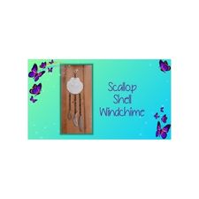 Scallop Shell, Windchime, Arts, Crafts, Workshop, LostArtsClub, Nanaimo, Home, Decoration