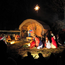 live, outdoor, nativity, pageant, topaz, victoria