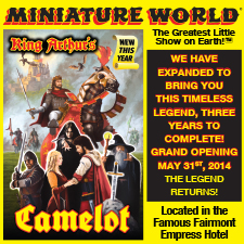 Camelot, Grand opening, musuem, attraction, King Arthur's Camelot, miniatures, miniature, miniature world, Victoria, Victoria B.C.,