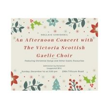 Scottish, Gaelic, Choir, Concert, Music, Winter, Christmas, Afternoon, Scotland, Celtic, Holiday