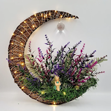 Fairy, Arts, Craft, Moon, Wreath, LostArtsClub